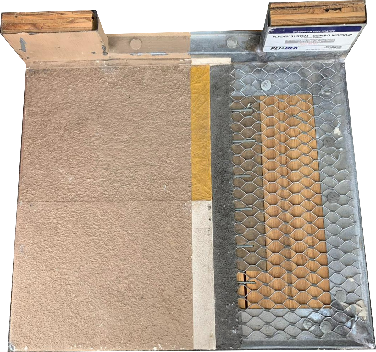 Walk deck waterproofing Arizona using Polycoat and Plidek systems